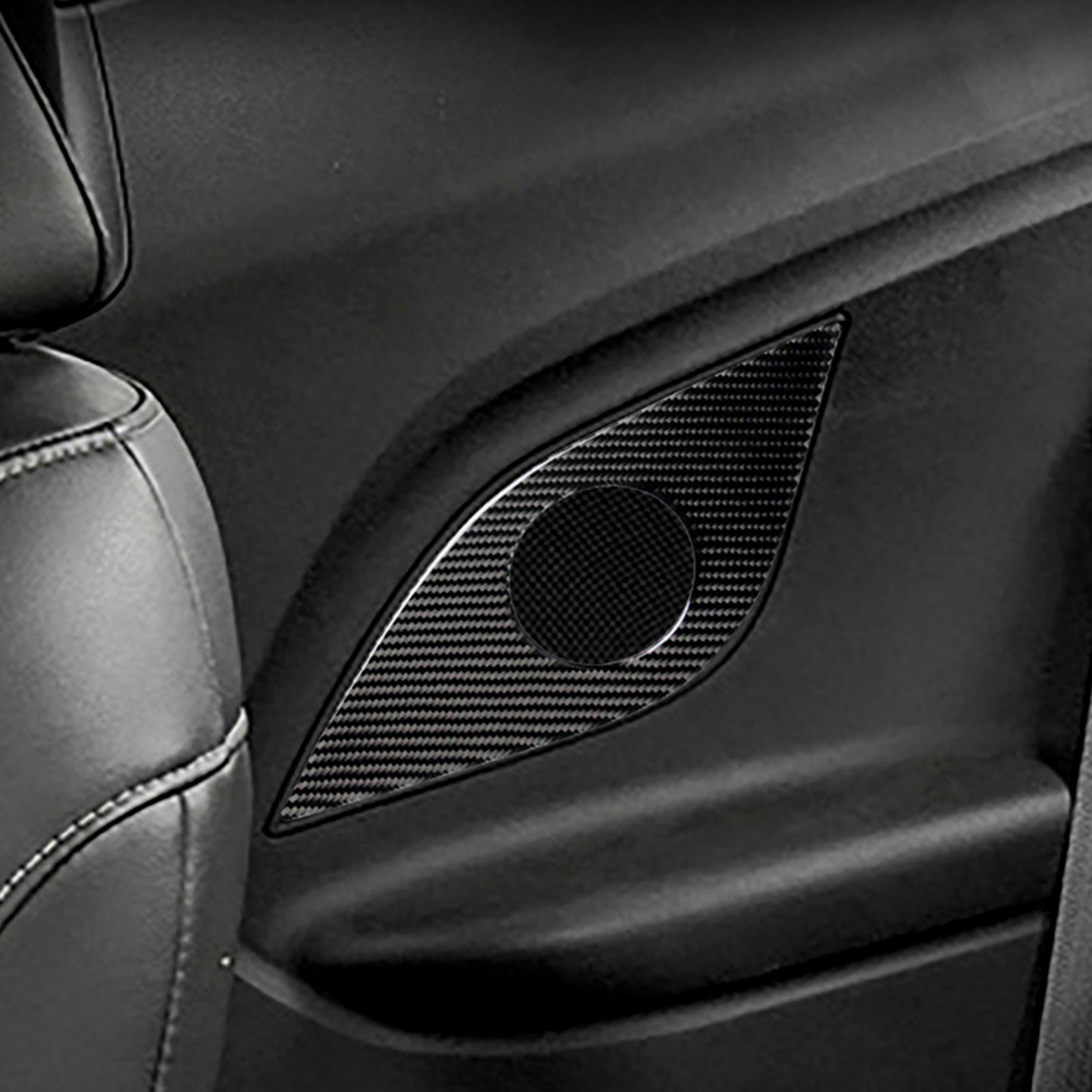 Carbon Fiber Rear Seat Speaker Trim Overlay for Camaro (2016–2024)