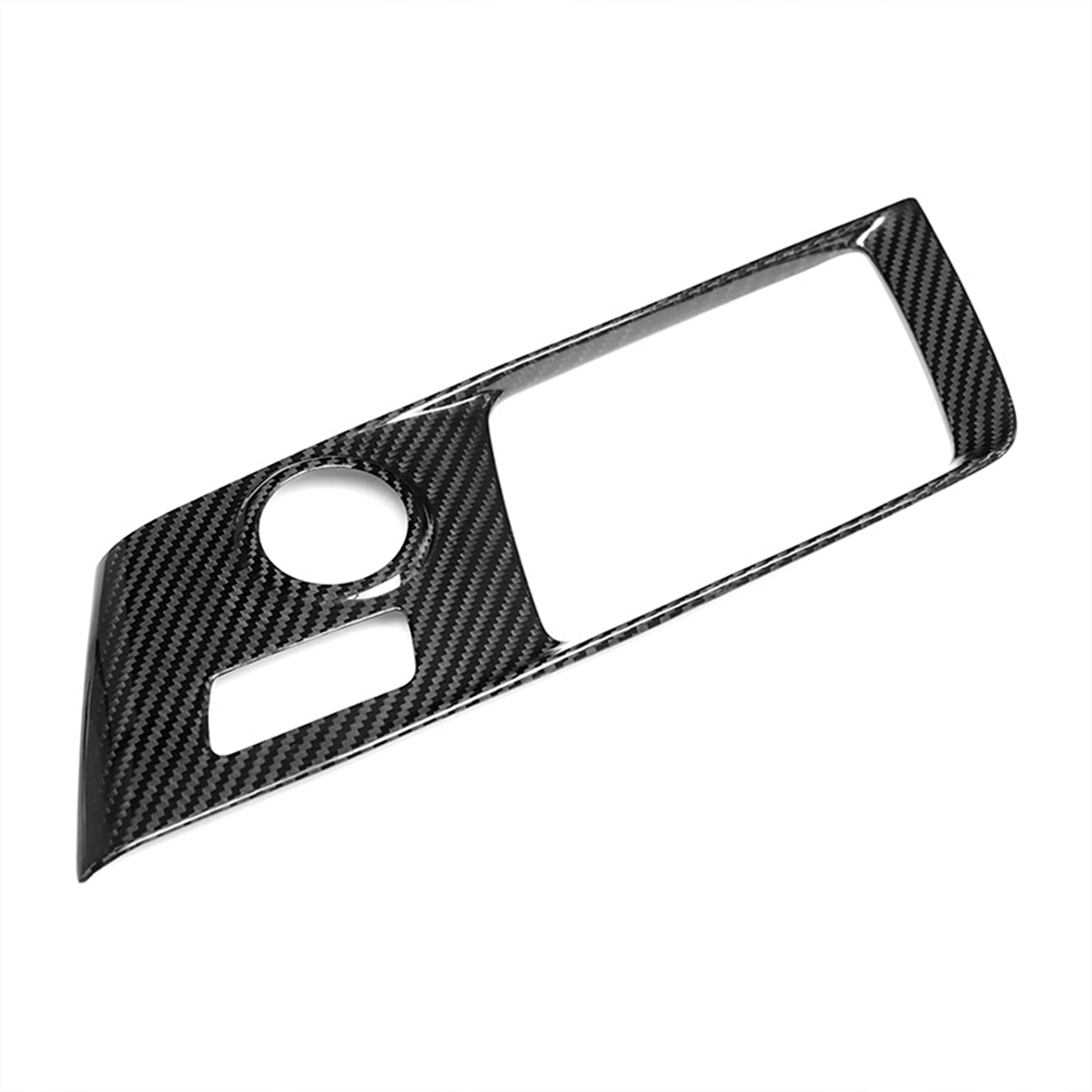 Carbon Fiber Central Gear Shift Panel Trim Cover for Corvette C7 (2014–2019)