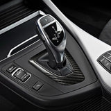 BMW 1 2 3 4 Series F20 F21 F22 F23 F30 F31 F32 F33 F34 F36 F87 Dry Carbon Fiber Gear Shift Surround Trim Cover Interior Upgrade 2010-2019