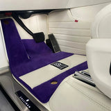 Bespoke Premium Top-Grain Cowhide Leather Floor Mats For Rolls-Royce | Made to Measure Handmade Fitment