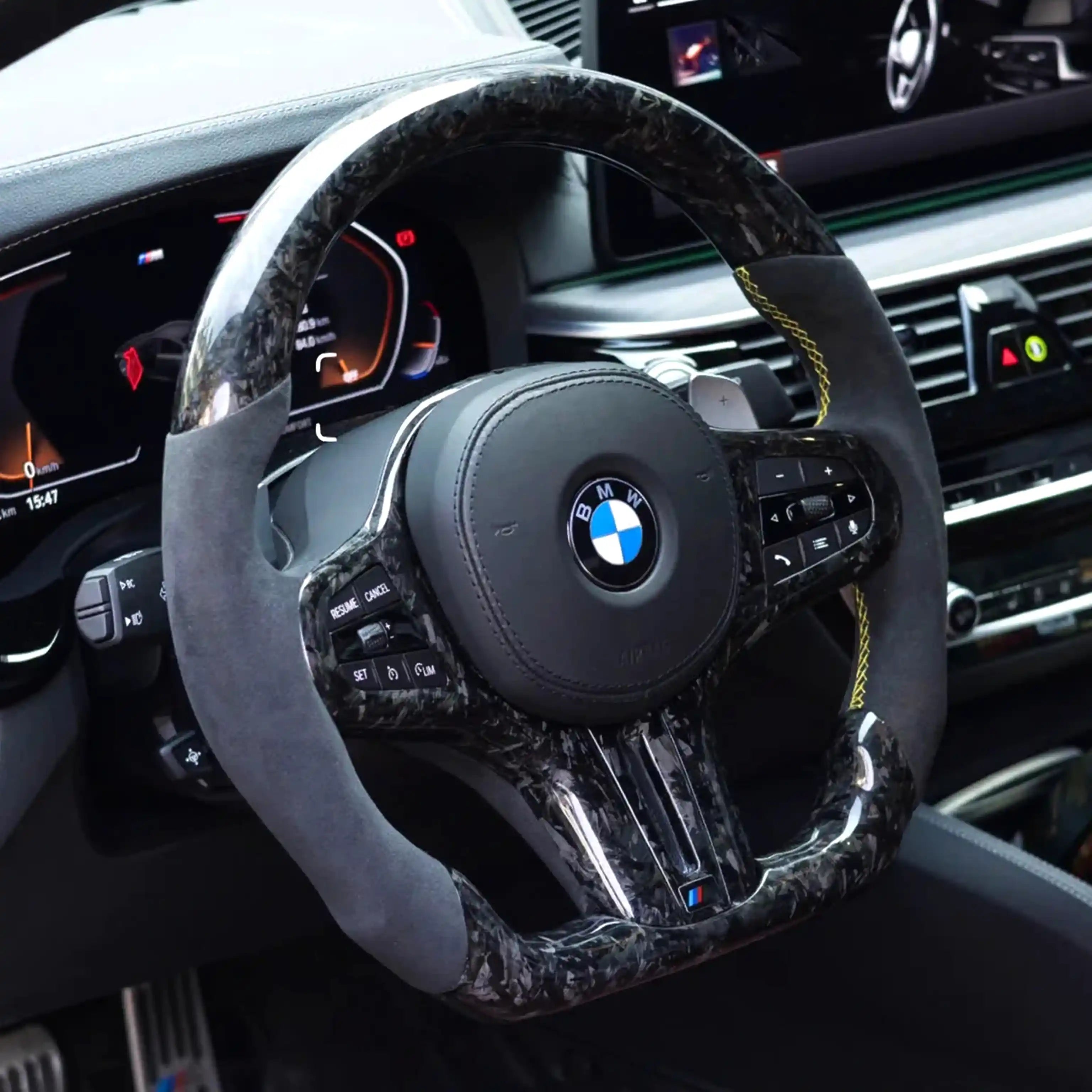 BMW G-Series M Performance Steering Wheel – Latest LCI Style Full Custom | Fits 3/4 Series, M3, M4, X5, X6 & More