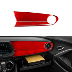 Carbon Fiber Passenger Dashboard Overlay for Chevy Camaro (2016–2024)