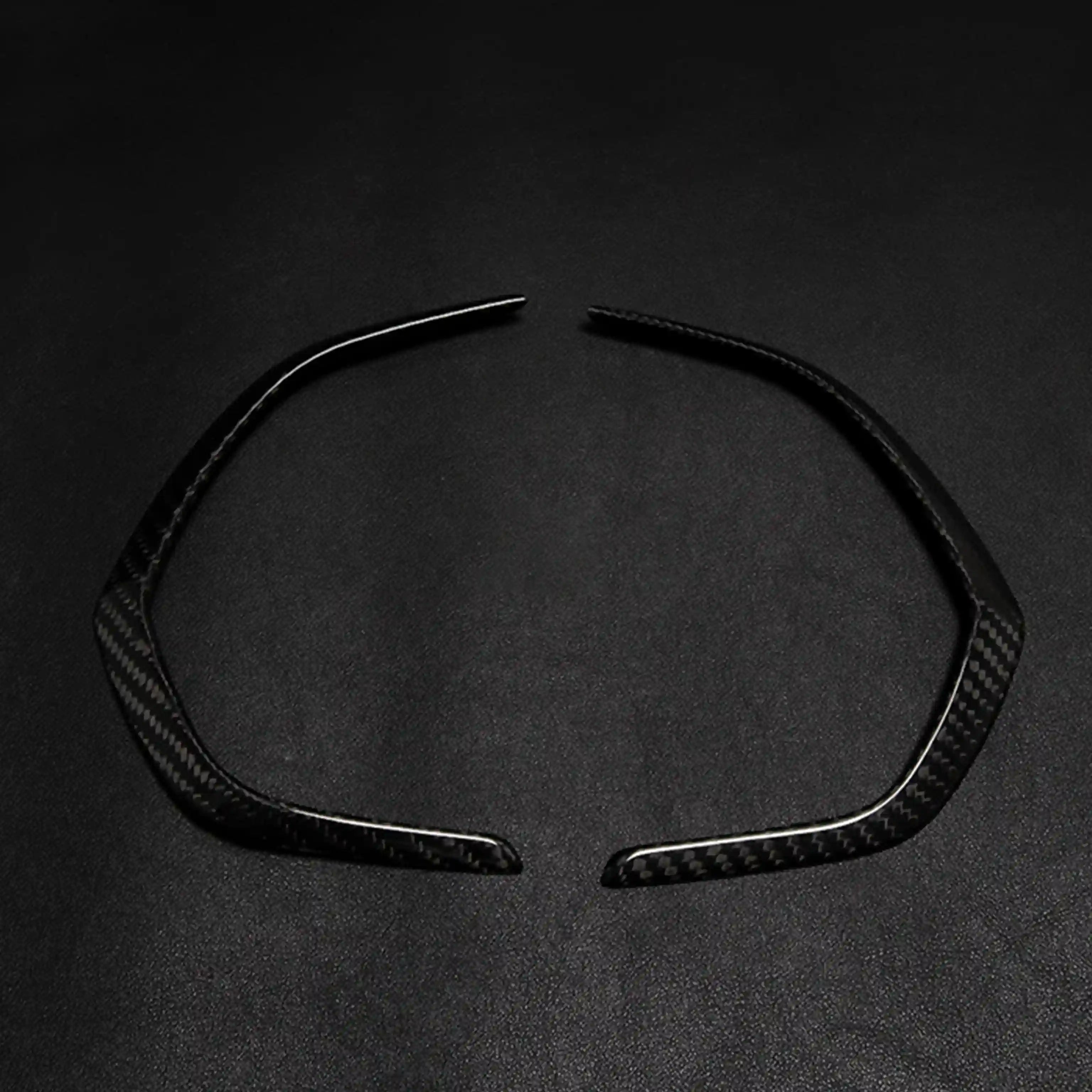 Carbon Fiber Gauge Bezel Chrome Delete Cover for Corvette C7 (2014–2019)