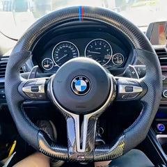 BMW Carbon Fiber Steering Wheel- F Chassis Full Custom