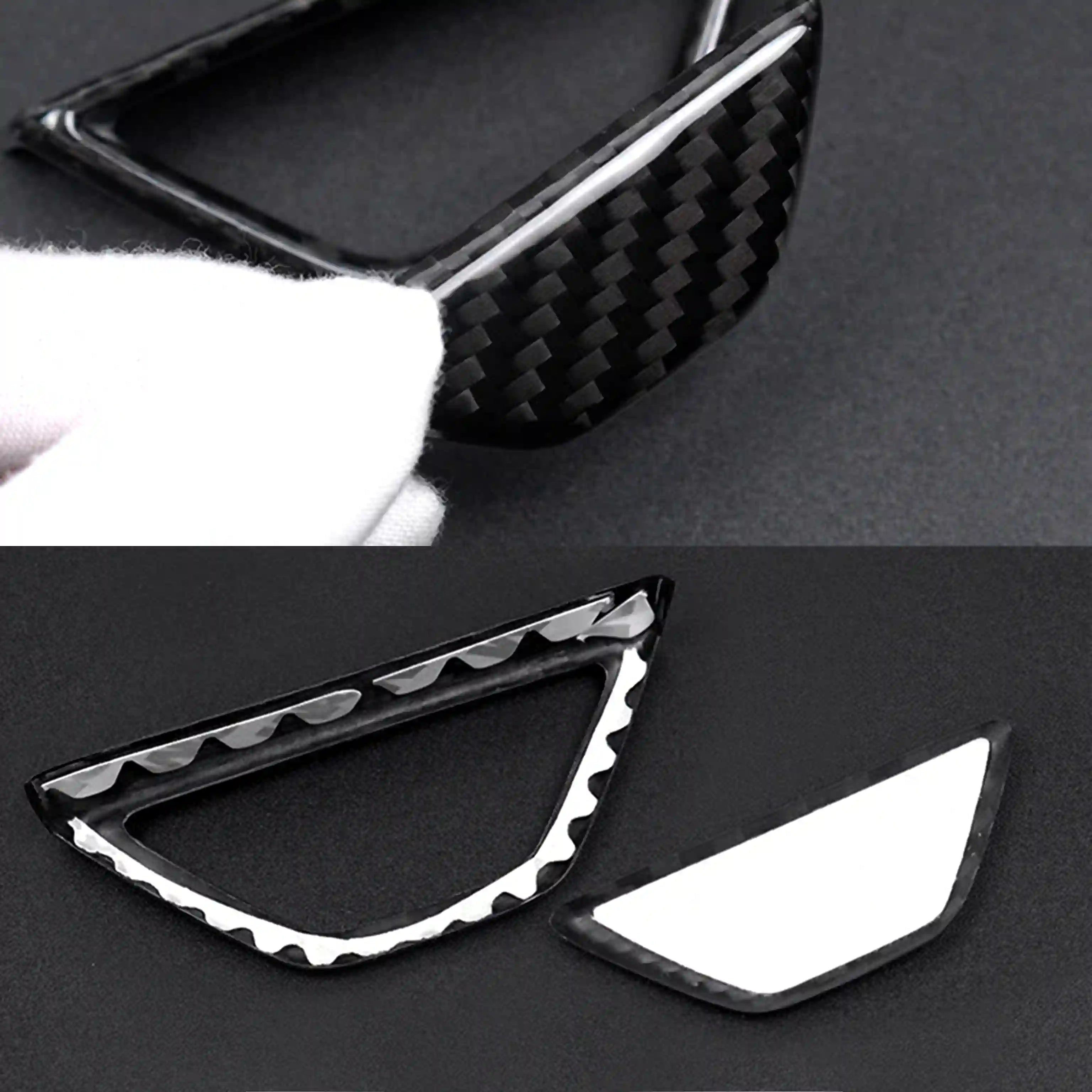 Corvette C8 Carbon Fiber Armrest Button & Trim Cover (2020–2024)