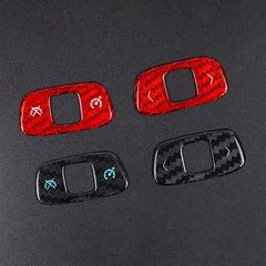 Corvette C8 Real Carbon Fiber Steering Wheel Roller Control Trim Cover (2020–2024)