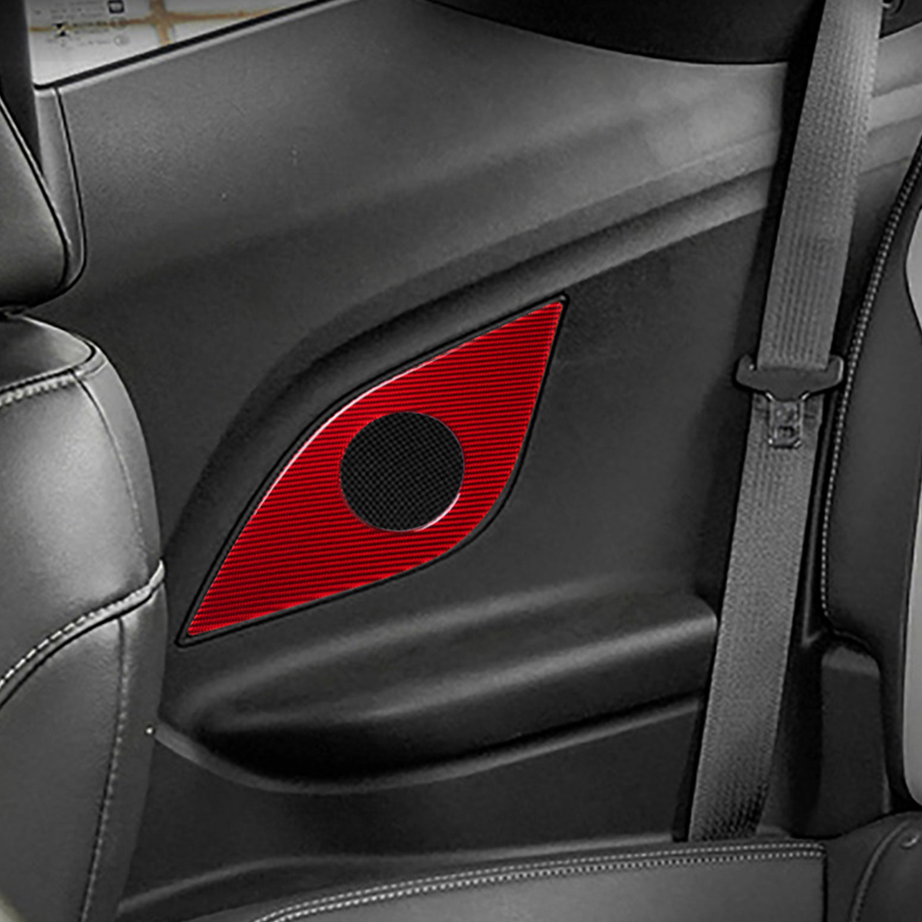 Carbon Fiber Rear Seat Speaker Trim Overlay for Camaro (2016–2024)