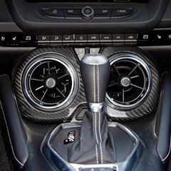 Carbon Fiber Center Console AC Vent Trim Cover for Camaro (2016–2024)