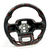 Forged Carbon Fiber Steering Wheel for Ford F-150 Raptor 2021 - 2026+ | Color Gold Flake