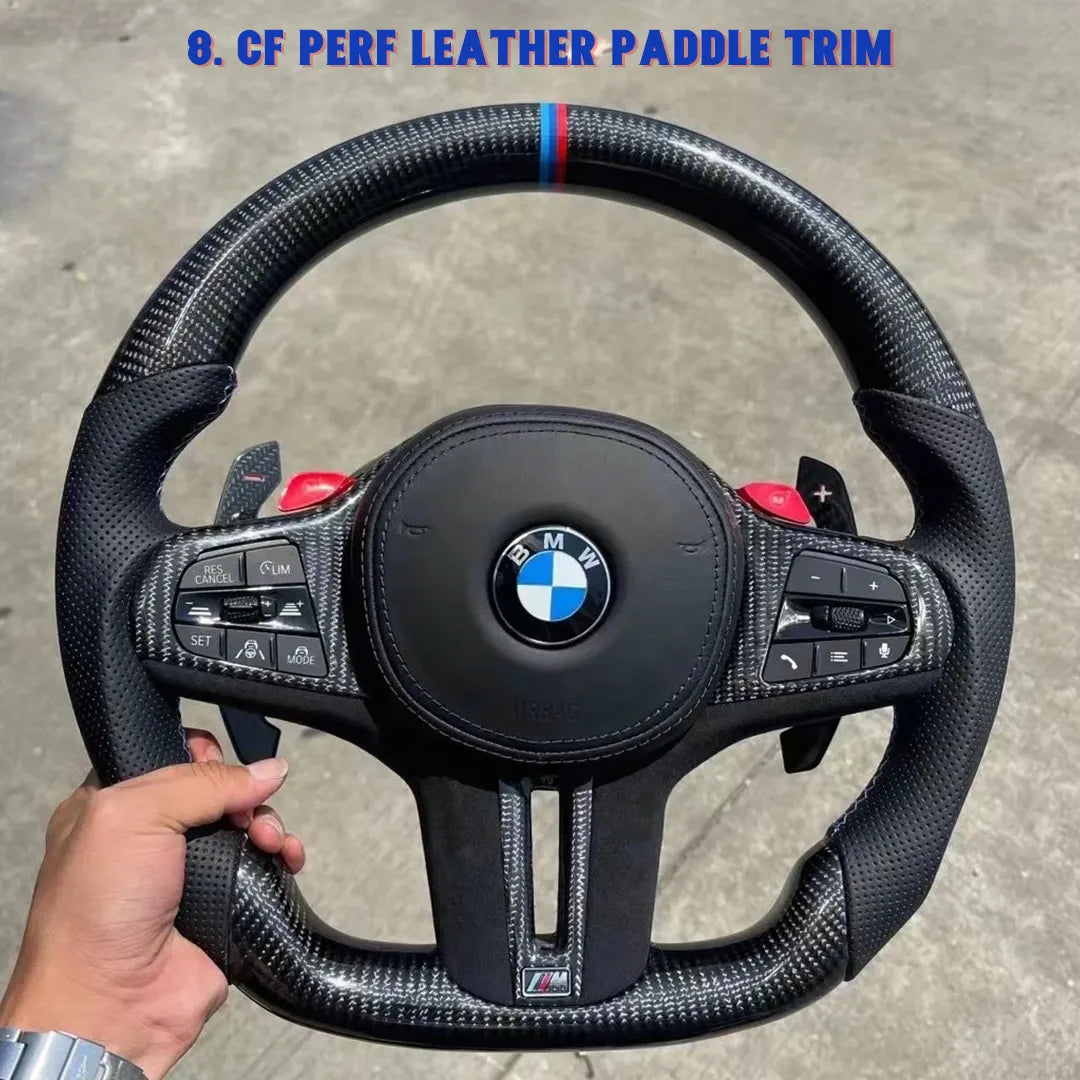 BMW G-Series M Performance Steering Wheel – LCI Style, Fully Custom | Fits 3/4 Series, M3, M4, X5, X6 & More