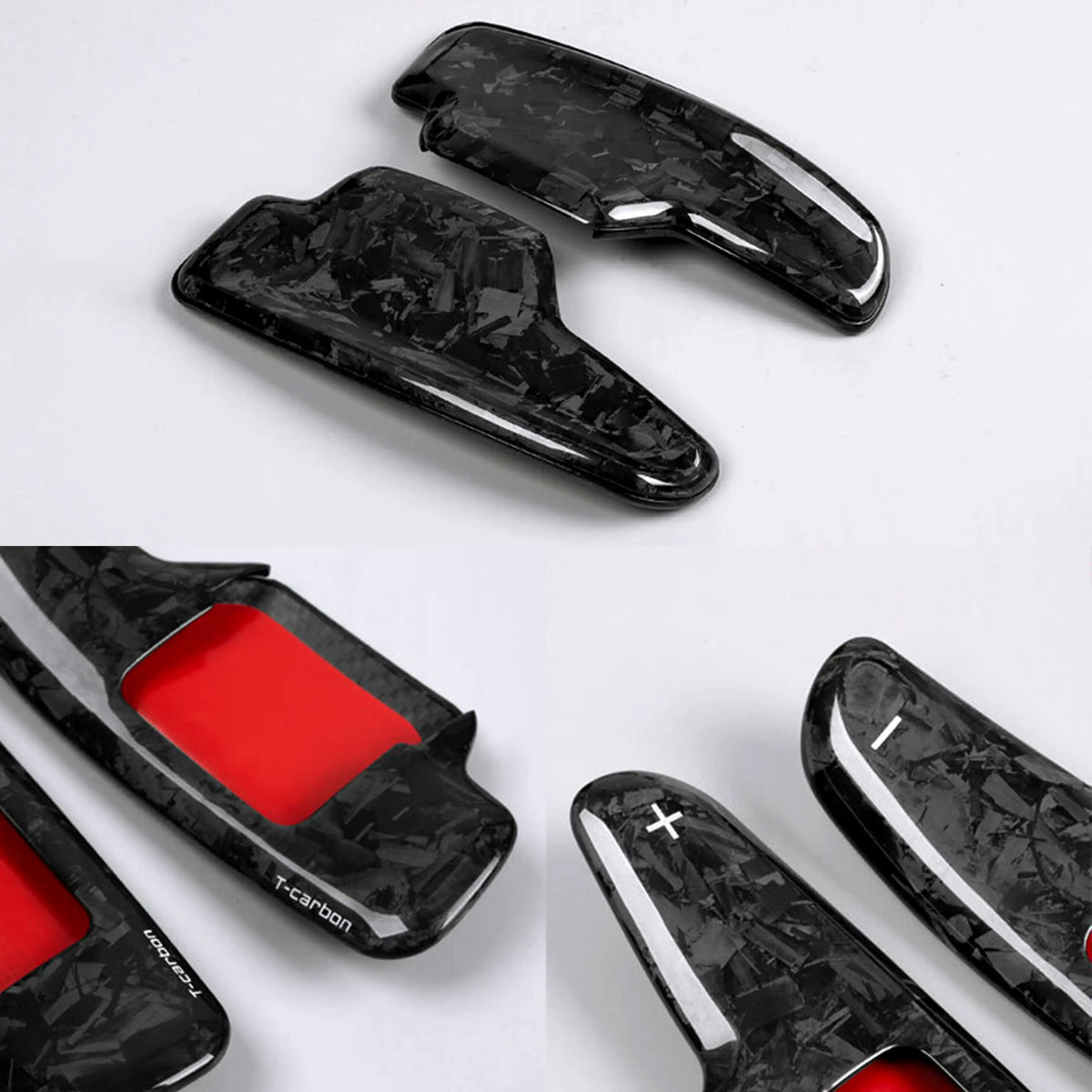 Carbon Fiber Paddle Shifter Covers Fit for Corvette C8 (2020–Present)