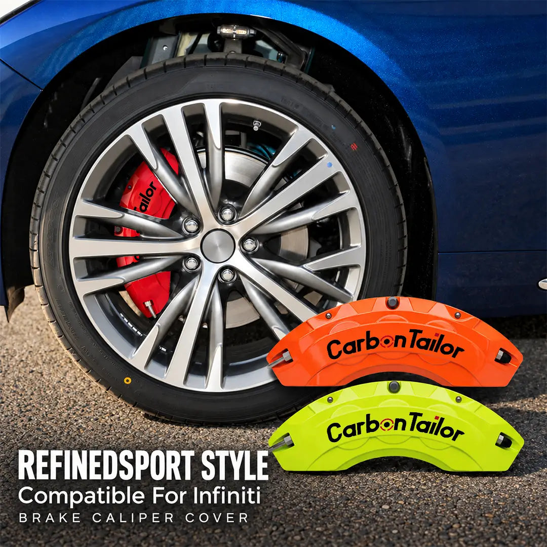 4Pcs Custom Infiniti Brake Caliper Covers – Aluminum Alloy, Custom Colors & Logos