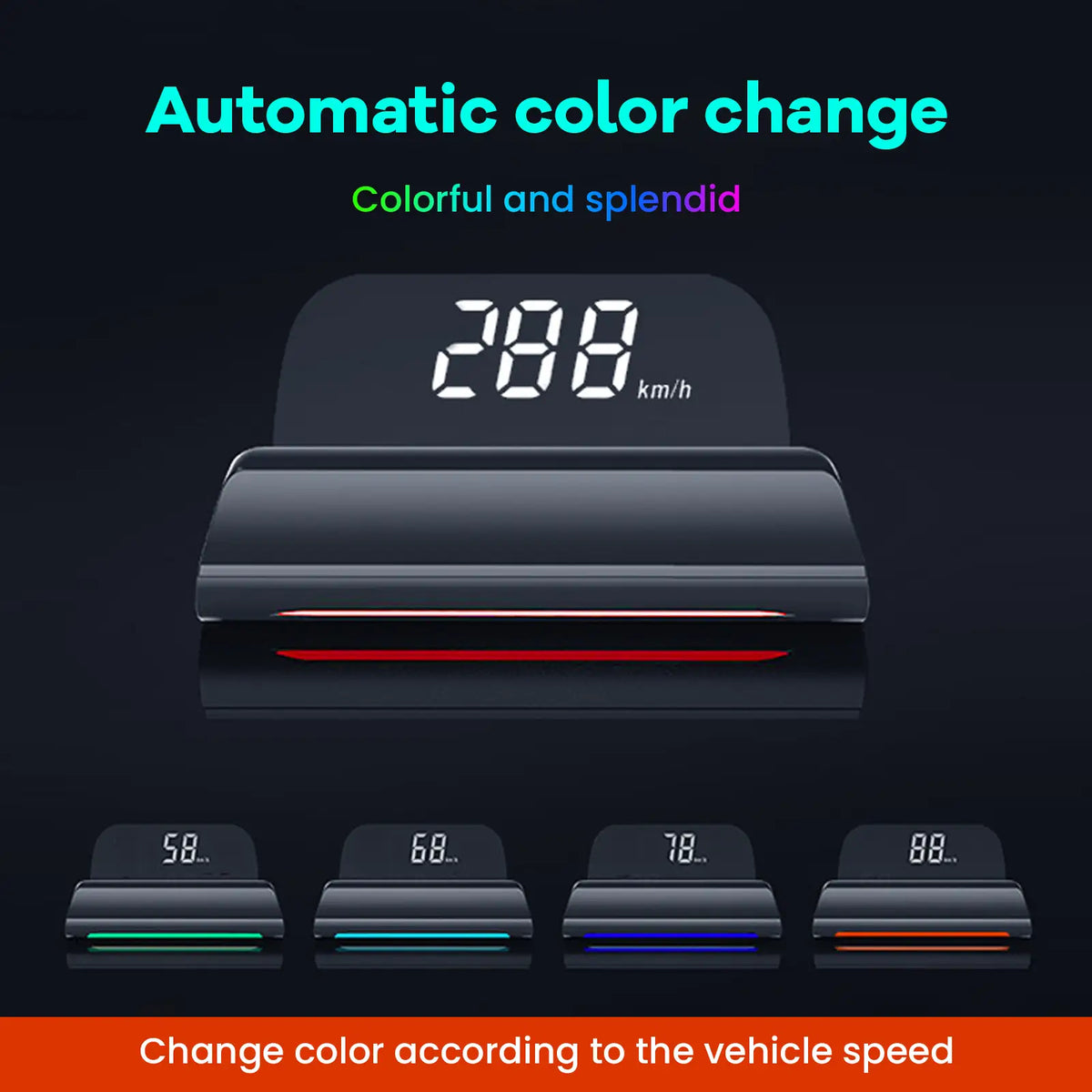 Smart HUD Display for Tesla Model 3/Y – Optical Dashboard Projection Screen