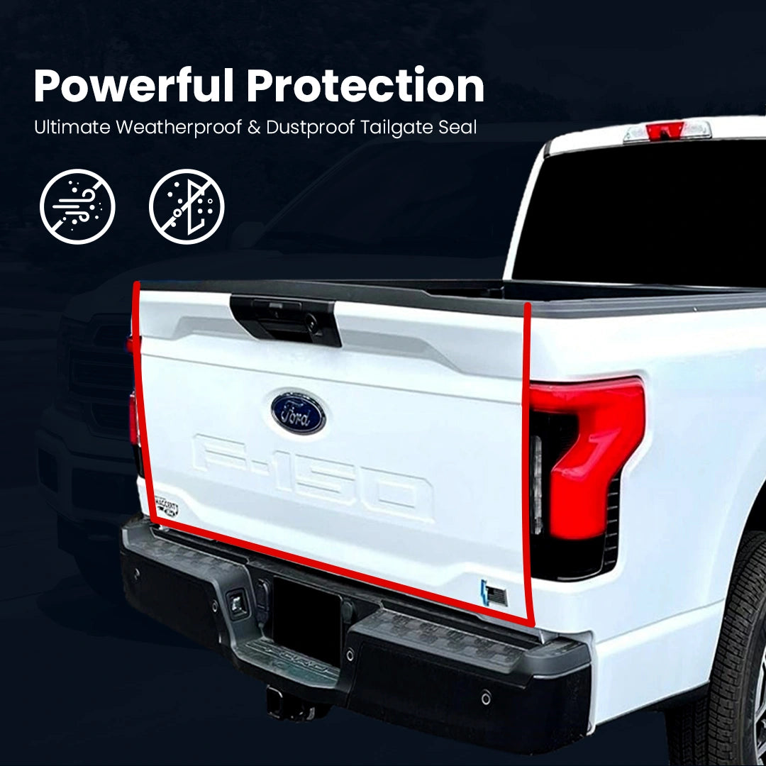 CarbonTailor TailGuard Seal – Weatherproof Tailgate Seal for Ford F-150