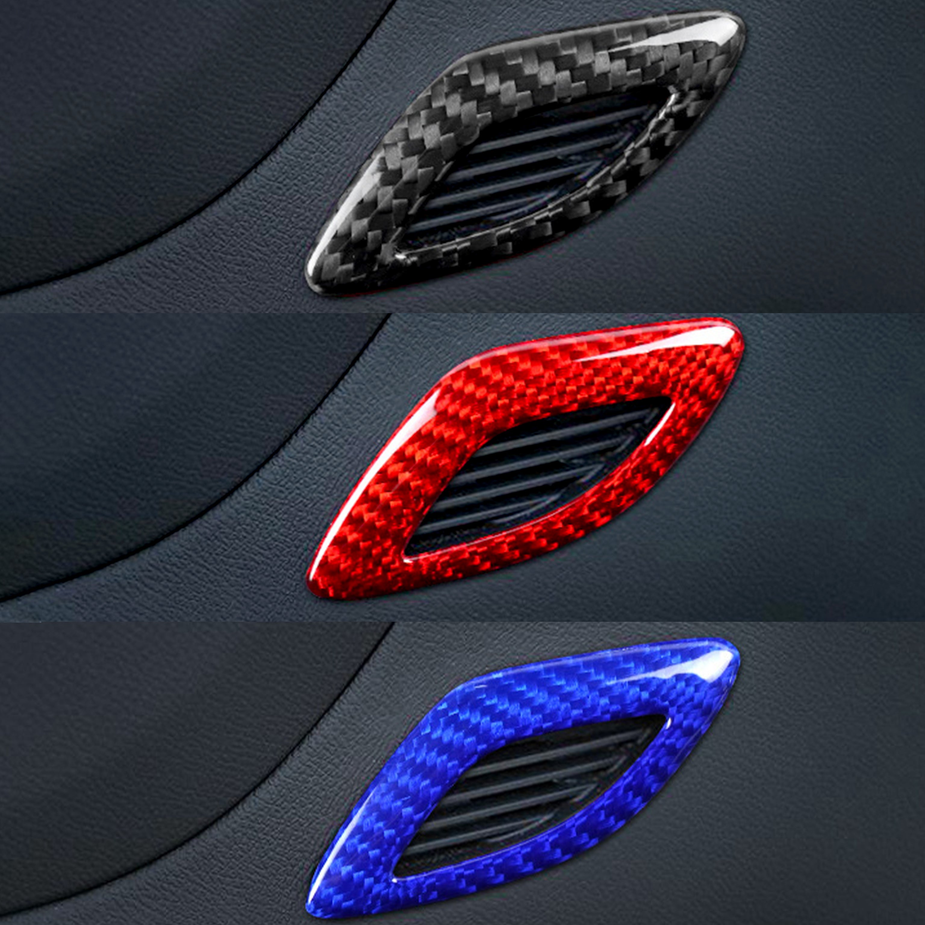 Carbon Fiber Small Door Speaker Trim Covers for Camaro (2016–2024)