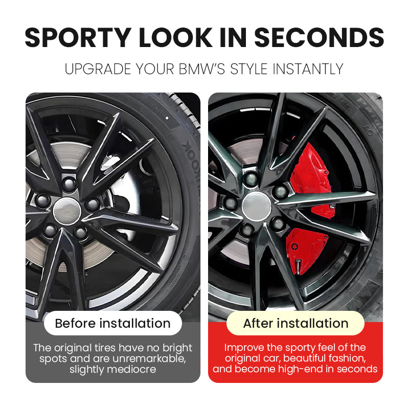 CarbonTailor™ Performance Brake Caliper Covers | Designed for BMW 3/4 Series & M Models | 4PCS Aluminum Alloy