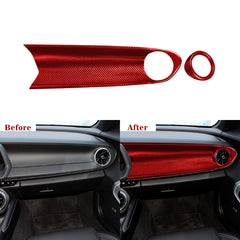 Carbon Fiber Passenger Dashboard Cover for Chevy Camaro (2016–2024)