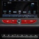 Carbon Fiber Radio Navigation Button Covers for Camaro (2016–2024, 8" Screen Models Only)