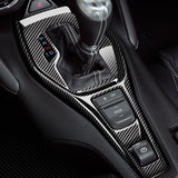 Carbon Fiber Gear Shift Chrome Trim Delete Cover for Chevy Camaro (2016–2024)