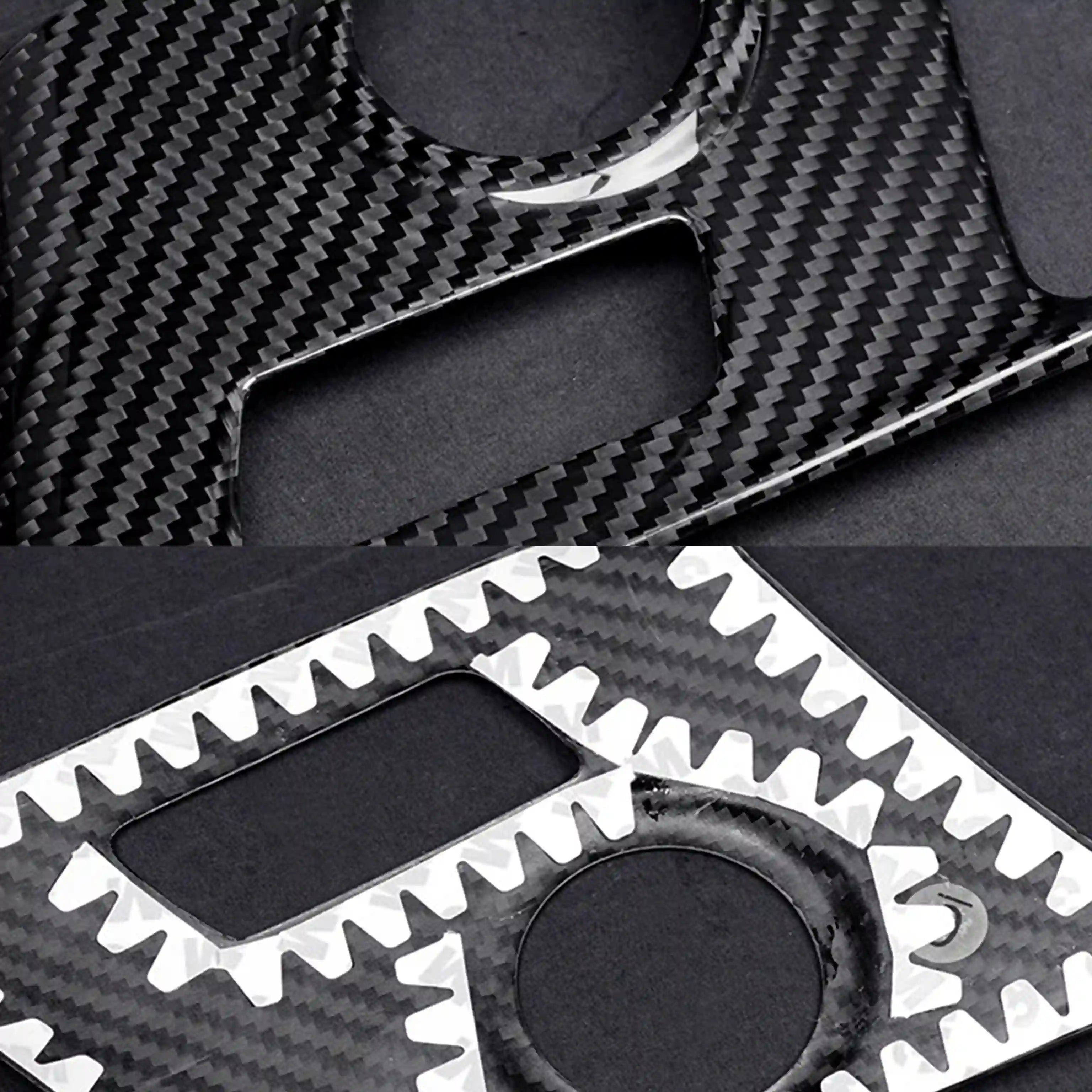 Carbon Fiber Central Gear Shift Panel Trim Cover for Corvette C7 (2014–2019)