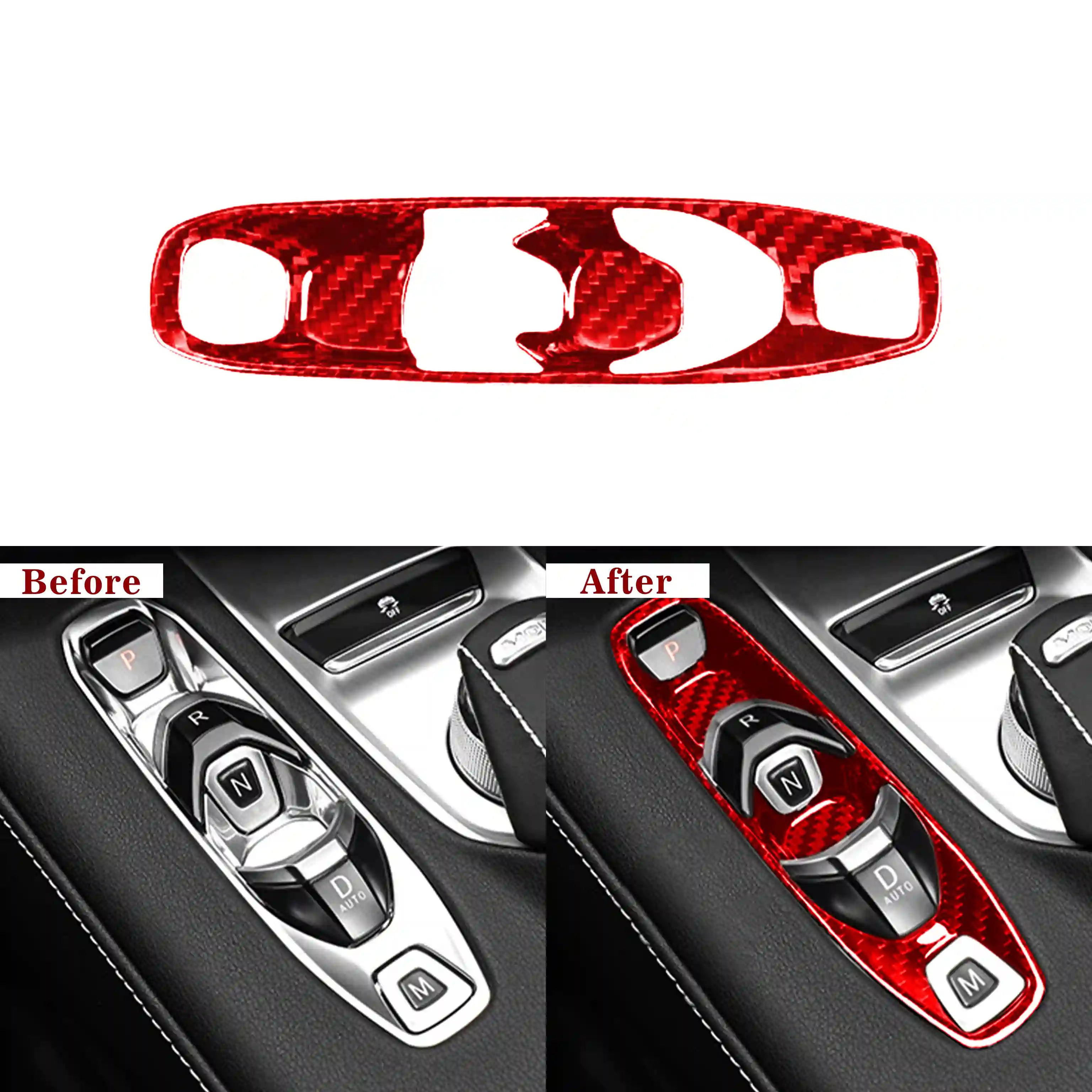 Corvette C8 Carbon Fiber Gear Shift Trim Cover (2020–2024)