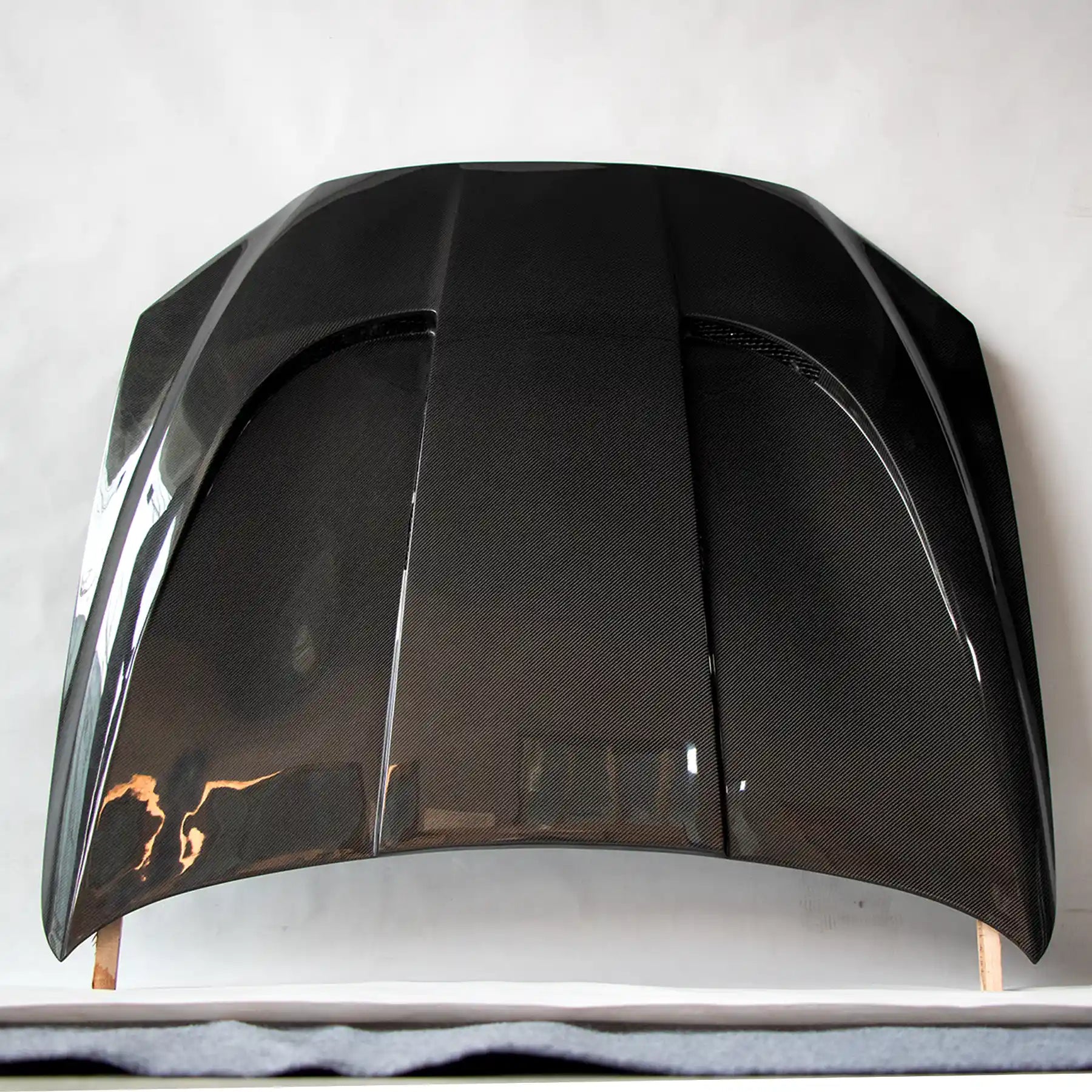 OEM Style dry wet carbon fiber front hood BMW 6 Series F06