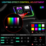 Wireless Charging RGB Console Light Kit for Tesla Model Y & Model 3