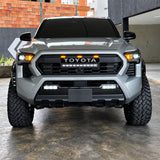Tacoma Front Grille with LED Light Bar, TRD Pro Style Grille Upgrade for 2024-2026 Toyota Tacoma
