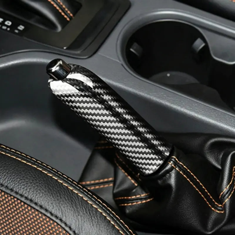 Ford Ranger Dry Carbon Fiber Handbrake Cover Trim Interior Replacement Accessories Compatible With Ranger Pickup Styling Upgrade