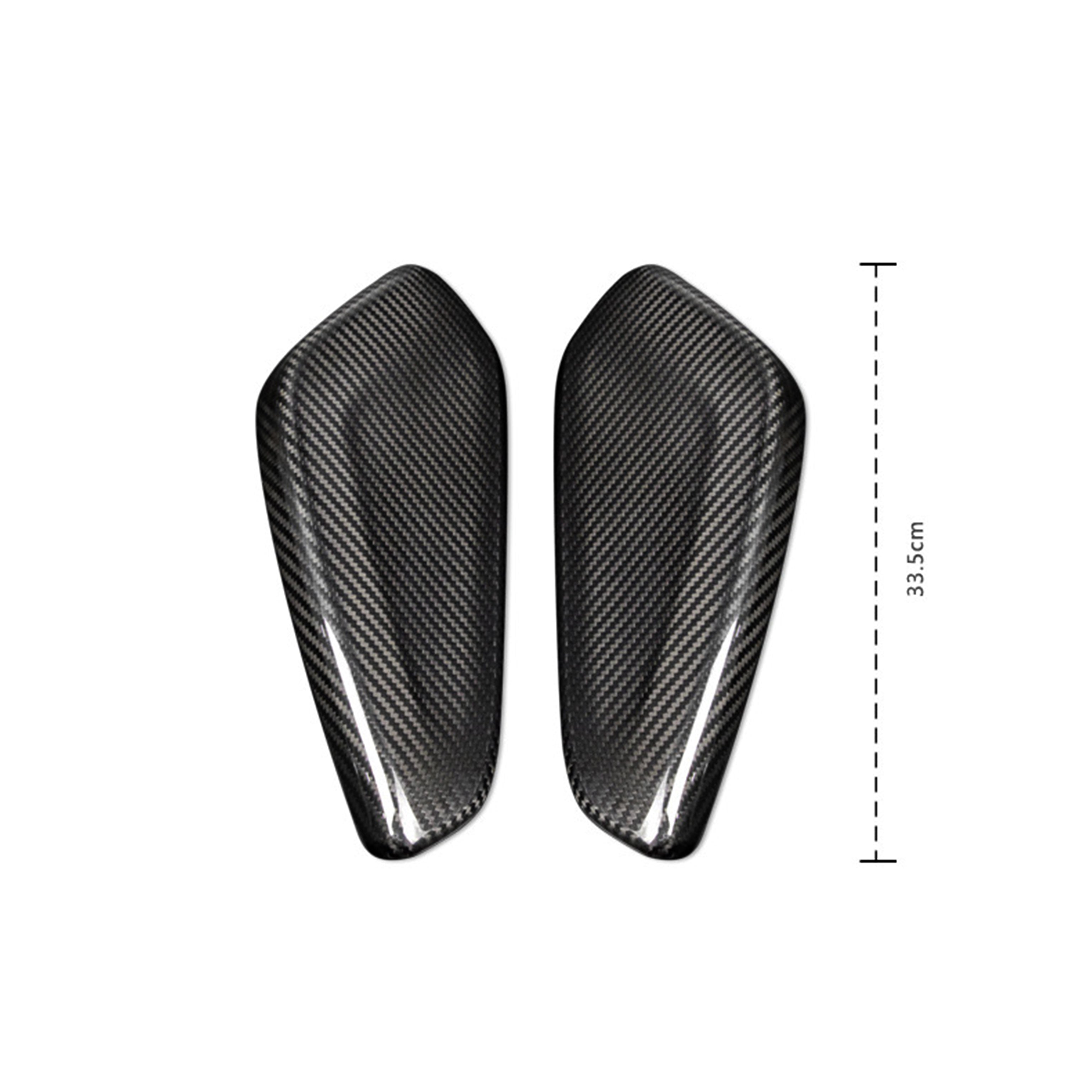 Carbon Fiber Knee Pads Covers for Camaro (2016–2024)