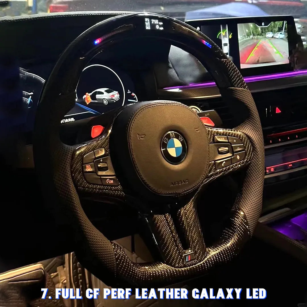 BMW G-Series M Performance Steering Wheel – LCI Style, Fully Custom | Fits 3/4 Series, M3, M4, X5, X6 & More