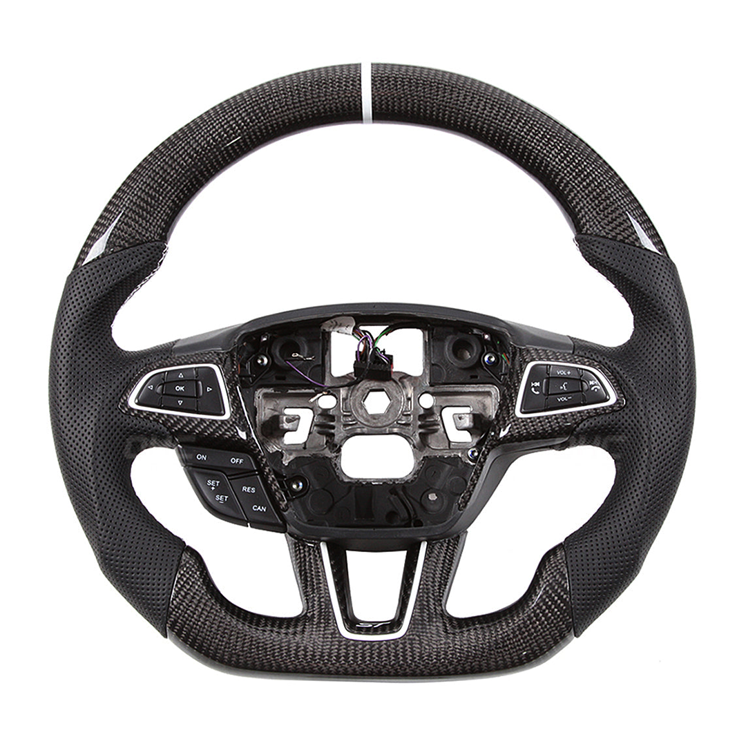 CarbonTailor Carbon Fiber Steering Wheel for 2015–2019 FORD FOCUS – Upgrade Your Driving Experience