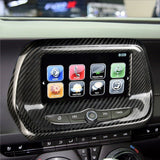 Carbon Fiber Infotainment Radio Screen Trim Cover for Chevy Camaro (2016–2024)