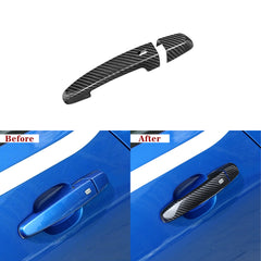 Real Carbon Fiber Exterior Door Handle Cover for 2016–2024 Chevy Camaro