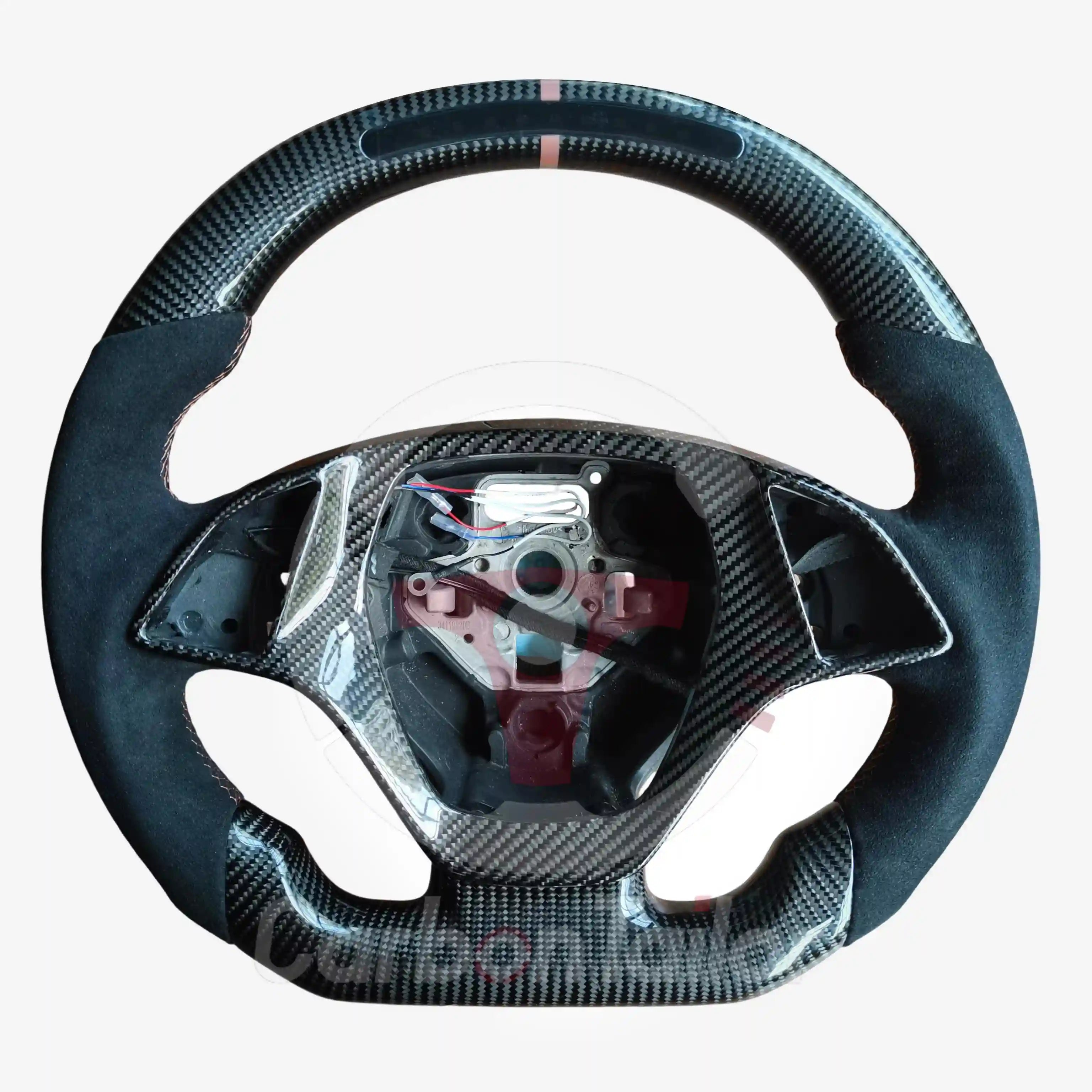 Custom LED Steering Wheel for 2014-2019 Corvette C7 – Ferrari Style