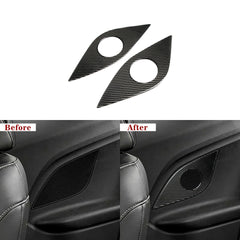 Carbon Fiber Rear Seat Speaker Trim Overlay for Camaro (2016–2024)