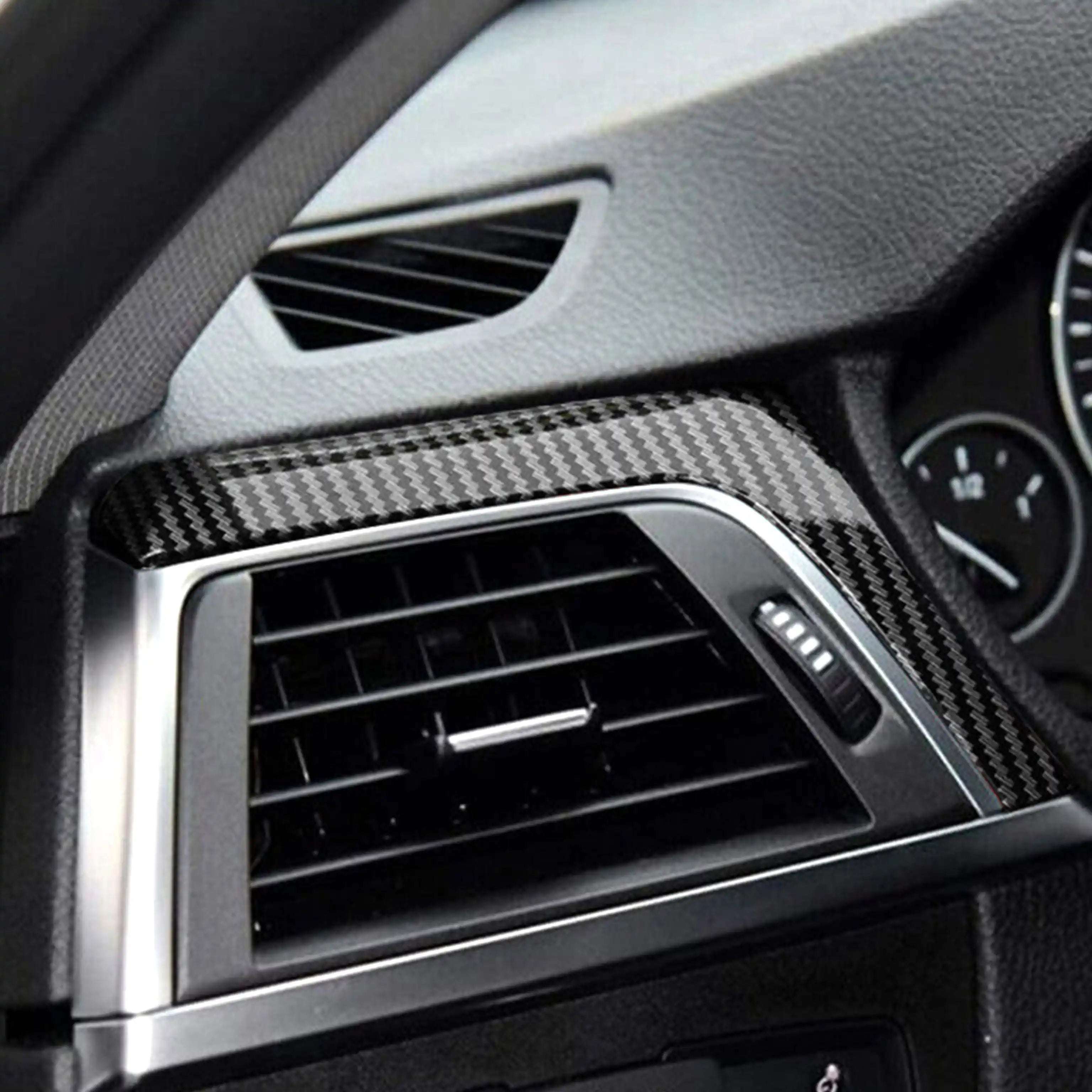 Carbon Fiber Center Console Side Panel Covers – BMW 3 Series and 4 Series (F30, F31, F32, F33)