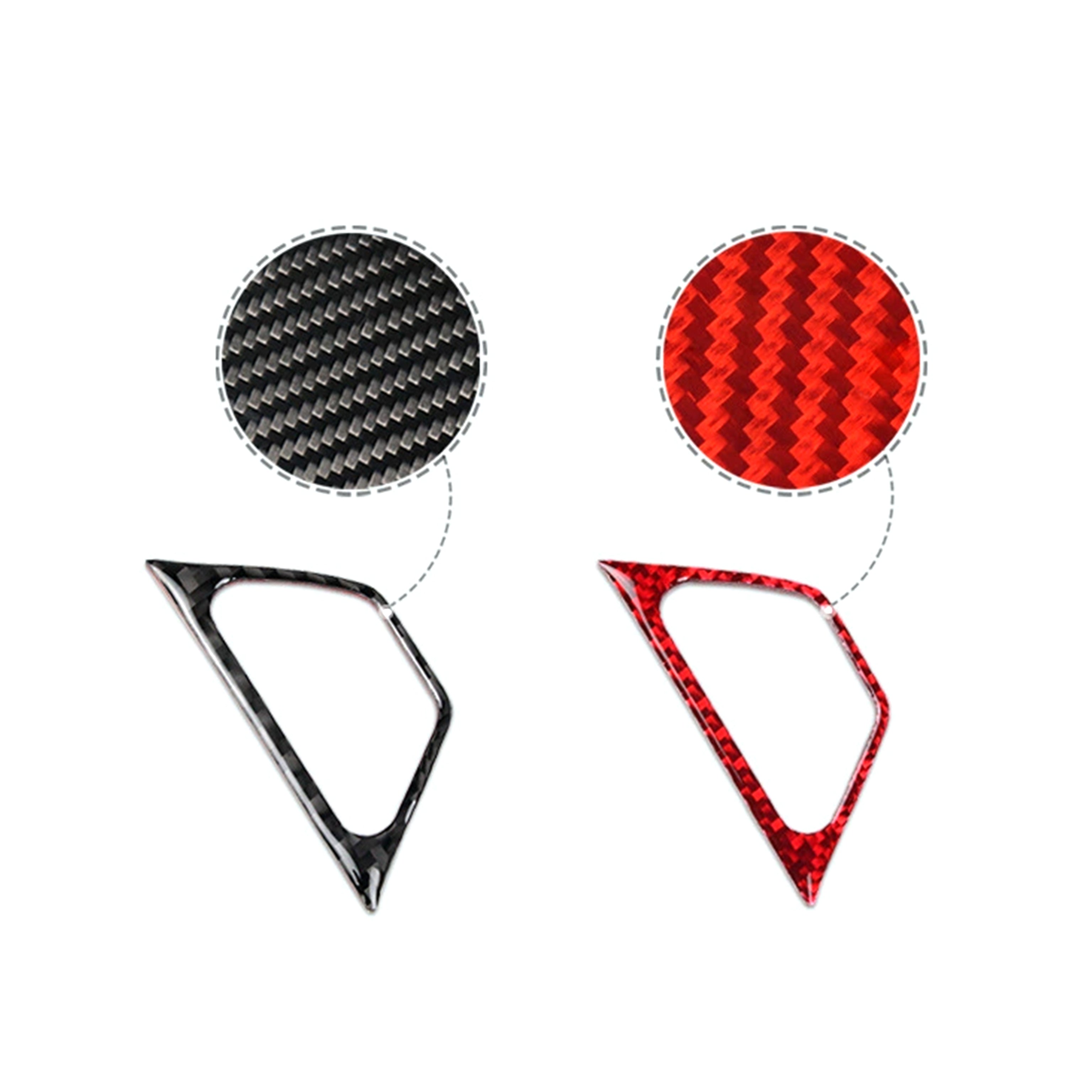 Carbon Fiber Hazard Button Outer Trim Overlay for Camaro (2016–2024)
