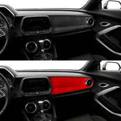 Carbon Fiber Passenger Dashboard Overlay for Chevy Camaro (2016–2024)