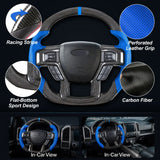 Ford Performance Carbon Fiber Steering Wheel – Fits F-150 2015-2020 & Raptor 2020-2024
