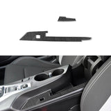 [2pcs] Carbon Fiber Center Compartment Trim Overlays for 2016–2024 Chevy Camaro