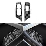 Carbon Fiber Window Switch Trim Overlay for Camaro (2016–2024) [2pcs]