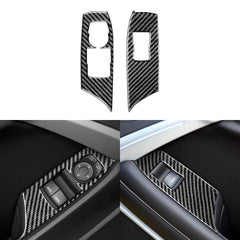 Carbon Fiber Window Switch Trim Overlay for Camaro (2016–2024) [2pcs]