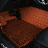 Bespoke Premium Top-Grain Cowhide Leather Floor Mats For Mercedes-Benz | Made to Measure Handmade Fitment