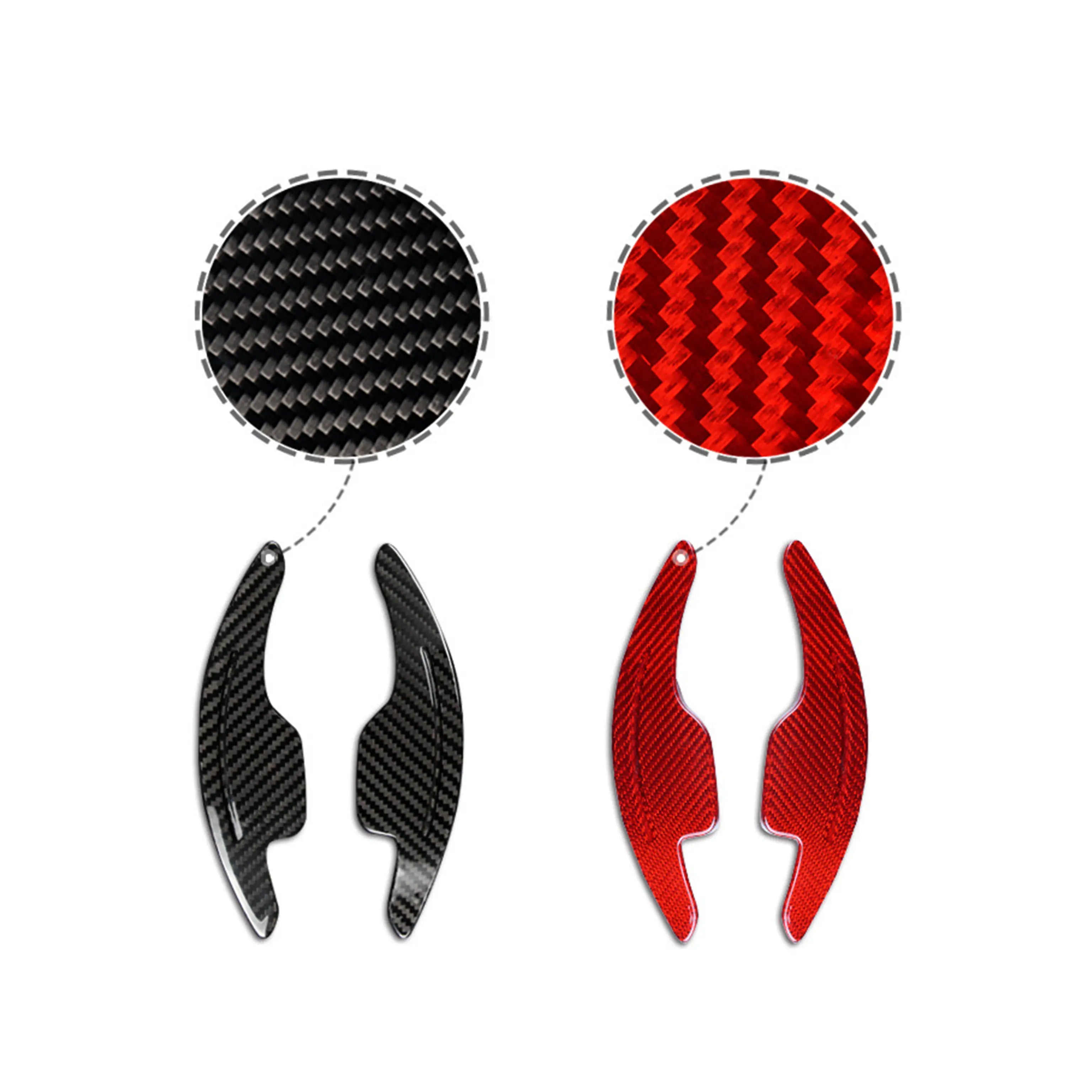 Carbon Fiber Paddle Shifter Extensions for Chevy Camaro (2016–2024)