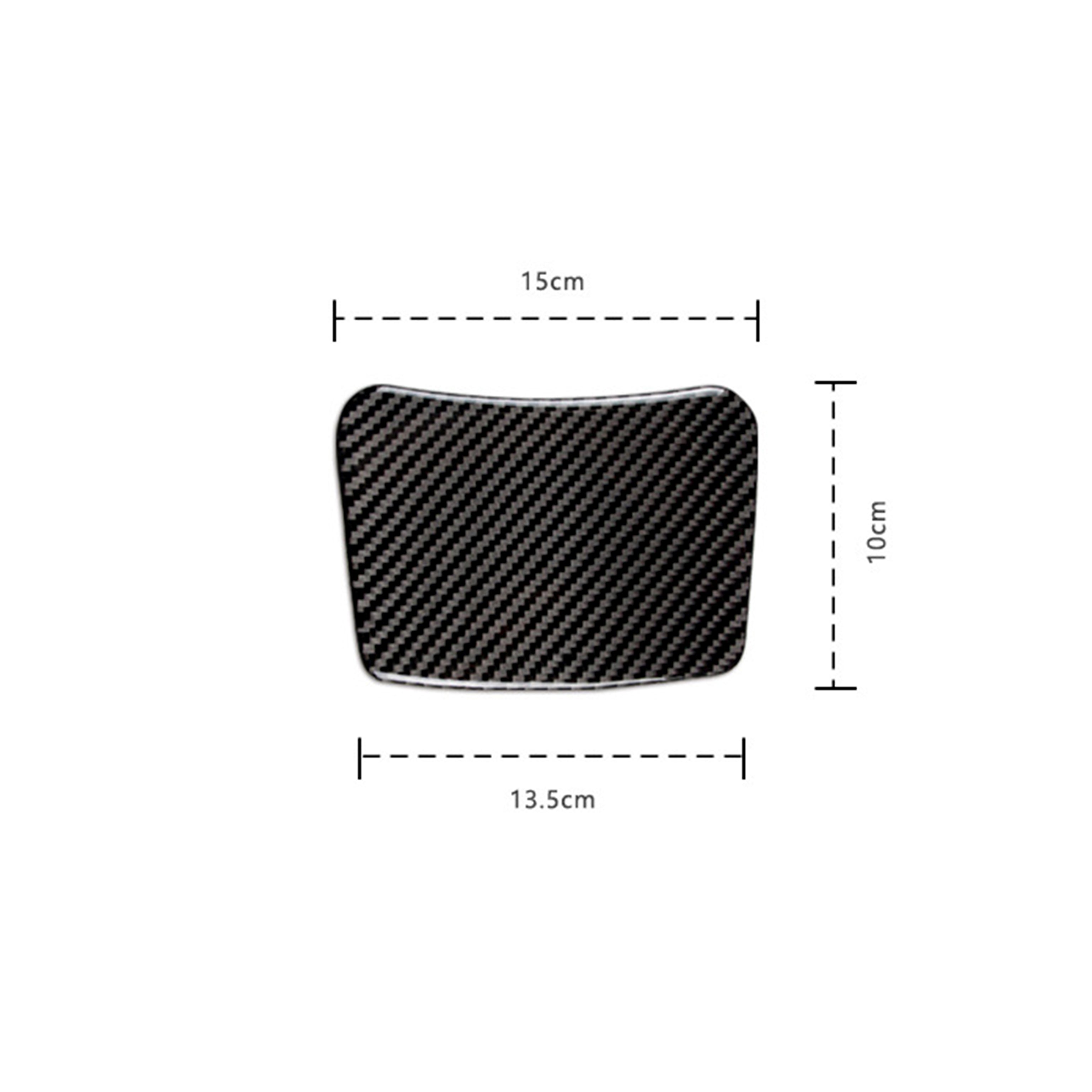 Carbon Fiber Rear Seat Storage Trim Overlay for Camaro (2016–2024)