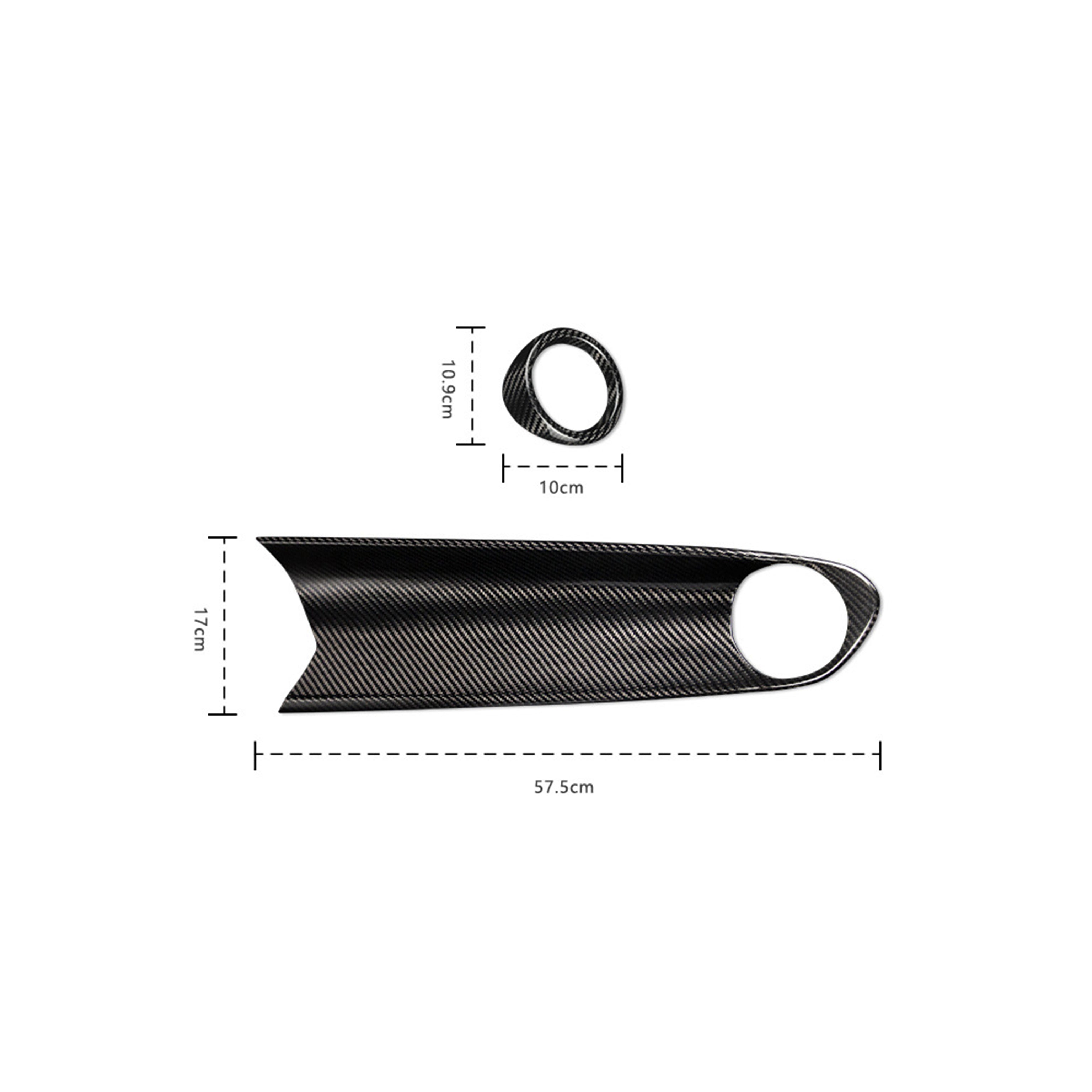 Carbon Fiber Passenger Dashboard Cover for Chevy Camaro (2016–2024)