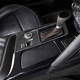 Carbon Fiber Central Gear Shift Panel Trim Cover for Corvette C7 (2014–2019)