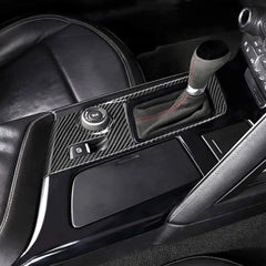 Carbon Fiber Central Gear Shift Panel Trim Cover for Corvette C7 (2014–2019)