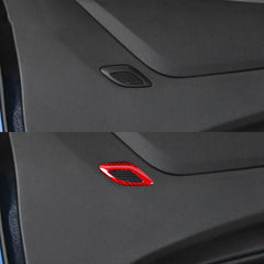 Carbon Fiber Small Door Speaker Trim Covers for Camaro (2016–2024)